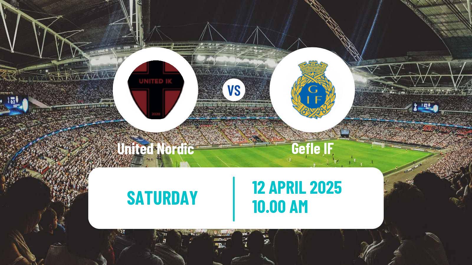 Soccer Swedish Division 1 Norra United Nordic - Gefle