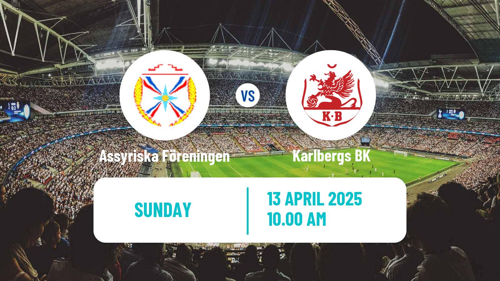 Soccer Swedish Division 1 Norra Assyriska Föreningen - Karlberg