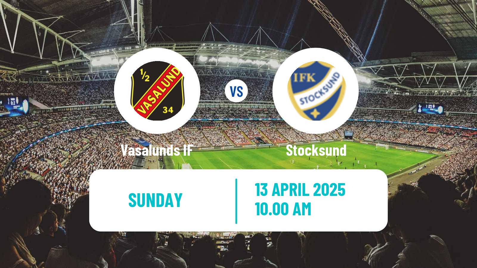 Soccer Swedish Division 1 Norra Vasalund - Stocksund