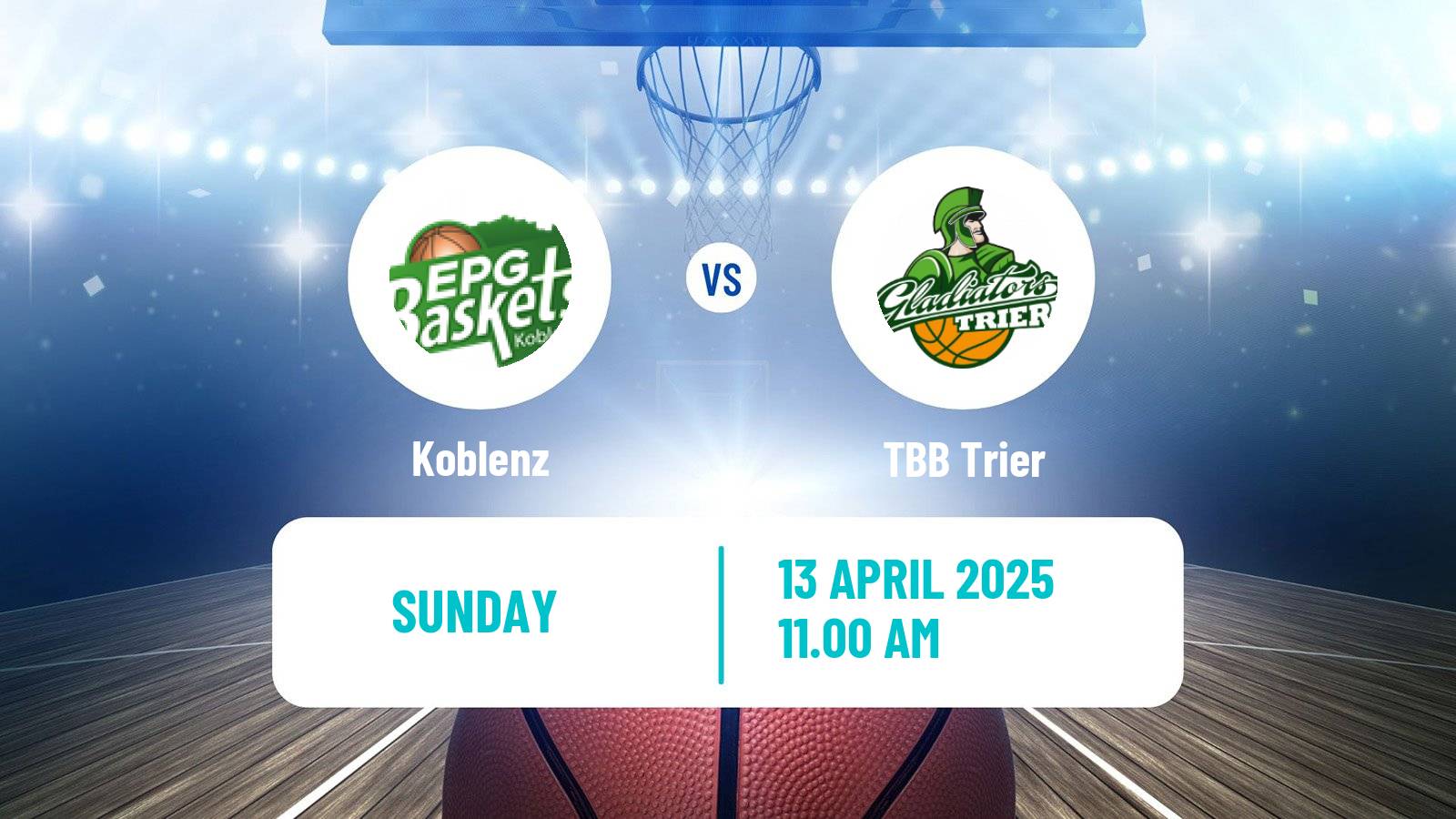Basketball German Pro A Basketball Koblenz - Trier