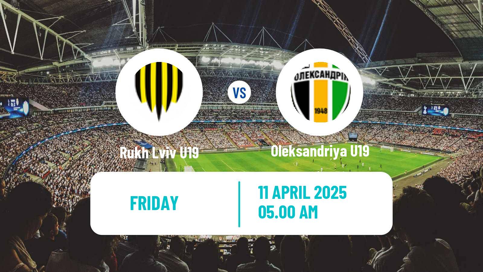 Soccer Ukrainian U19 League Rukh Lviv U19 - Oleksandriya U19