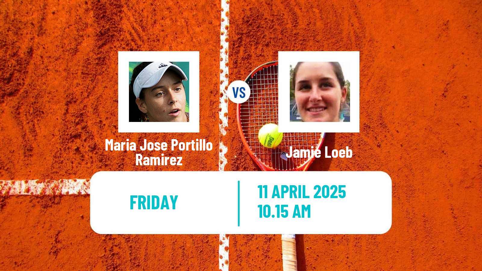 Tennis ITF W35 Boca Raton Fl Women Maria Jose Portillo Ramirez - Jamie Loeb