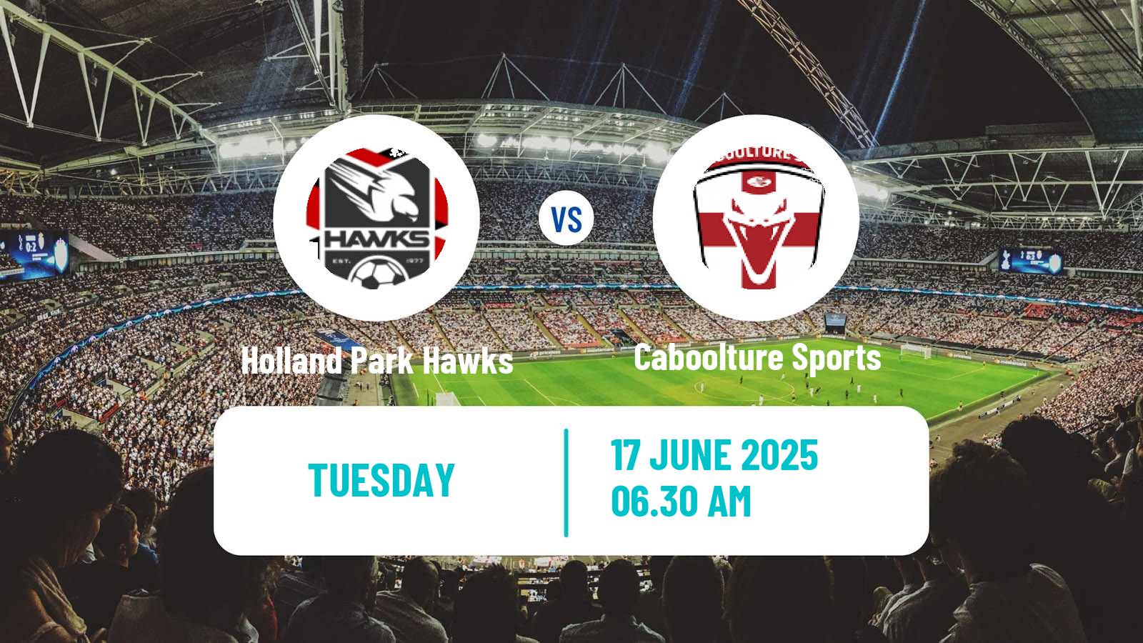 Soccer Australian Queensland Premier League Holland Park Hawks - Caboolture Sports