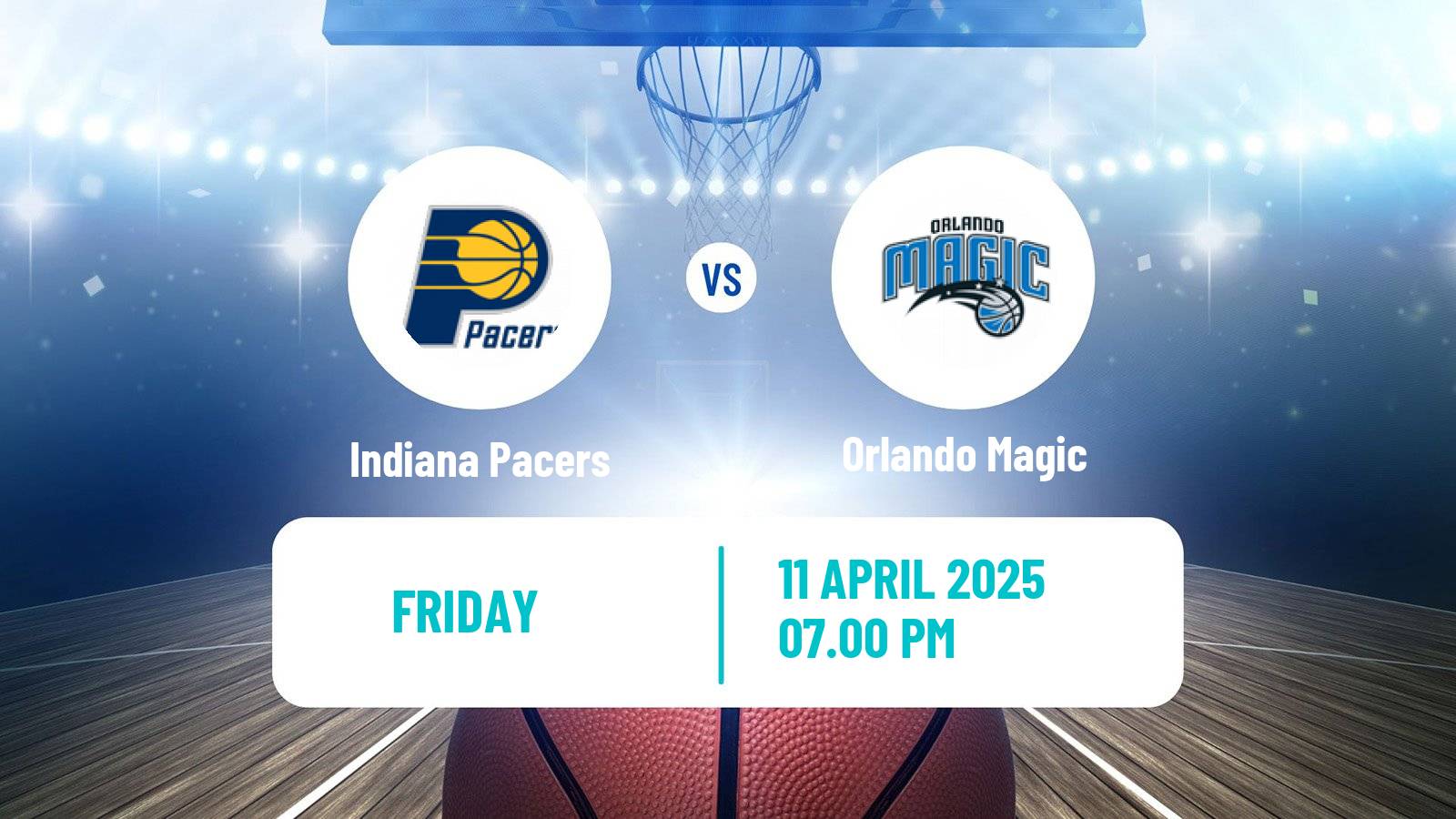 Basketball NBA Indiana Pacers - Orlando Magic