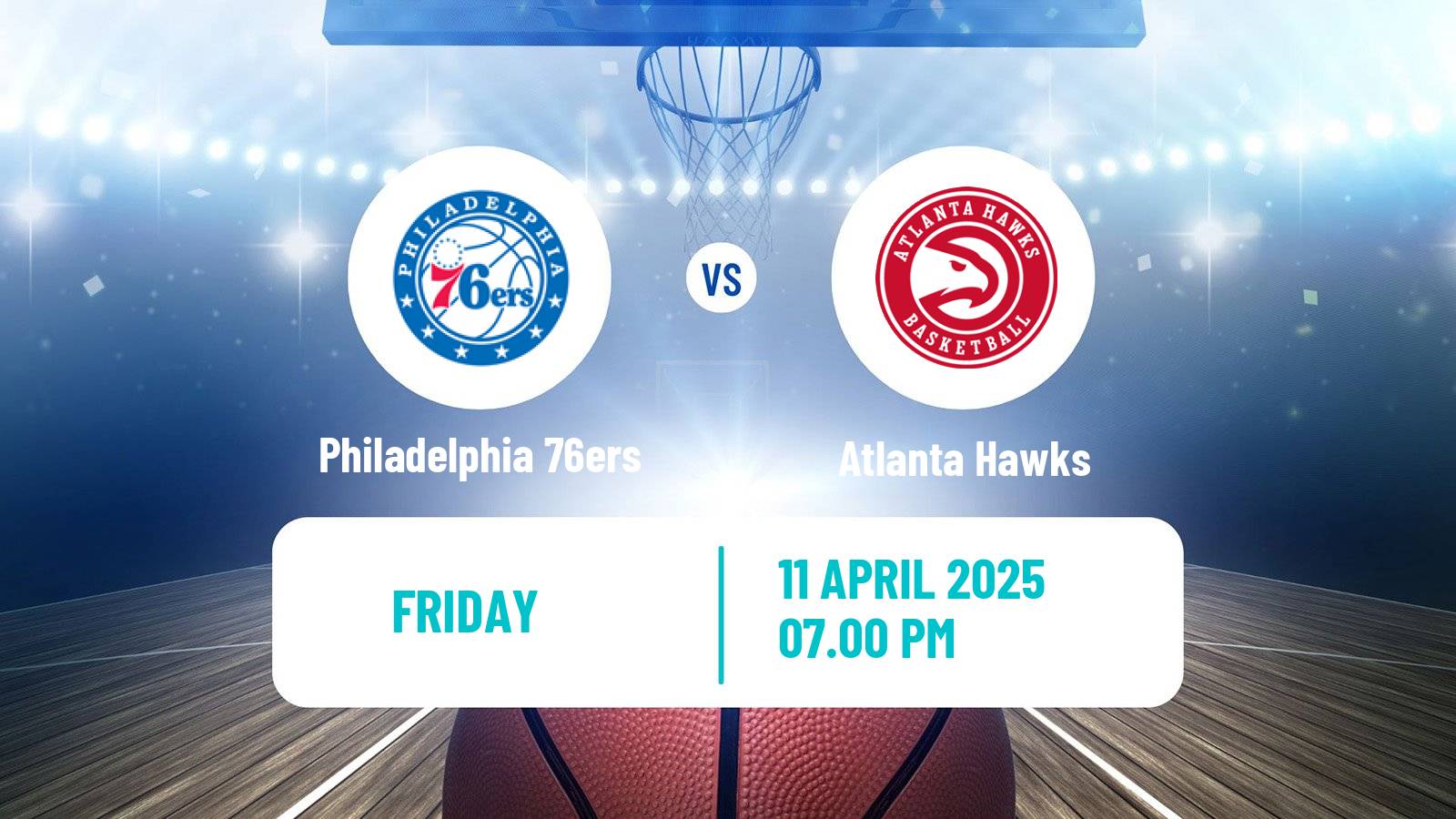 Basketball NBA Philadelphia 76ers - Atlanta Hawks