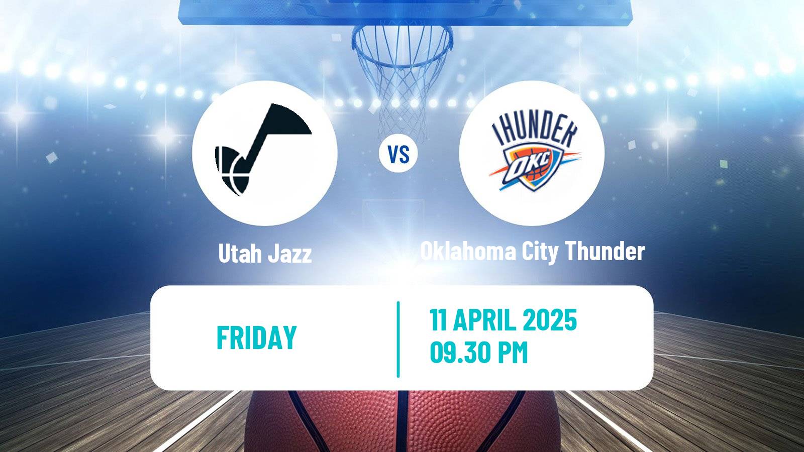 Basketball NBA Utah Jazz - Oklahoma City Thunder