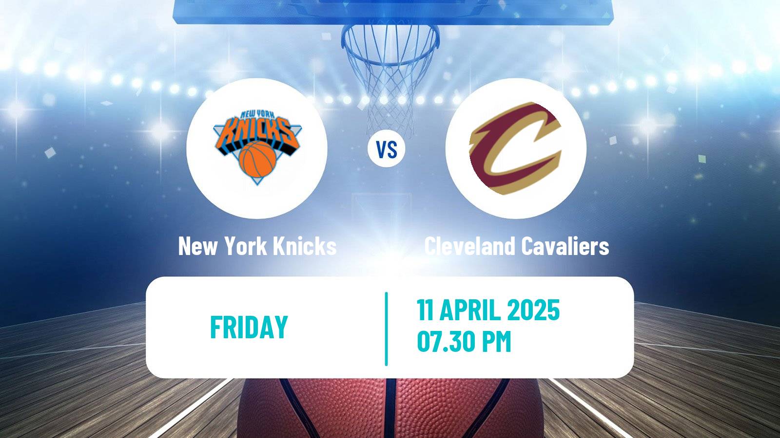 Basketball NBA New York Knicks - Cleveland Cavaliers