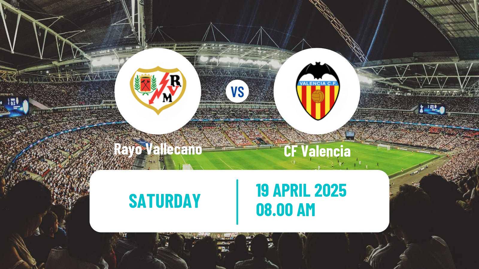 Soccer Spanish LaLiga Rayo Vallecano - Valencia