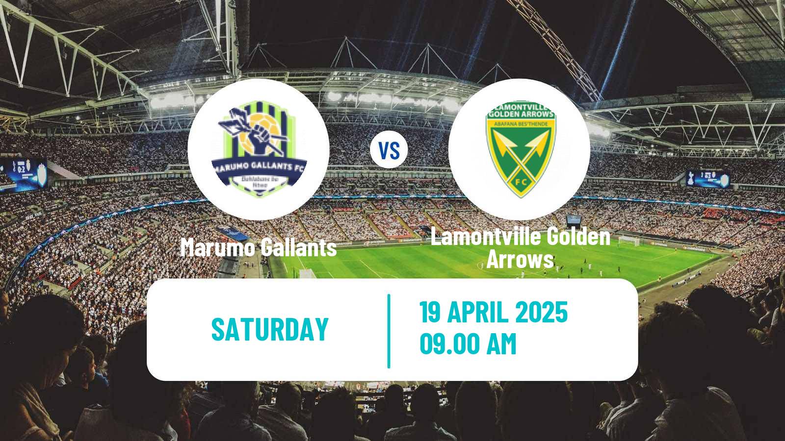 Soccer South African Premier Soccer League Marumo Gallants - Lamontville Golden Arrows