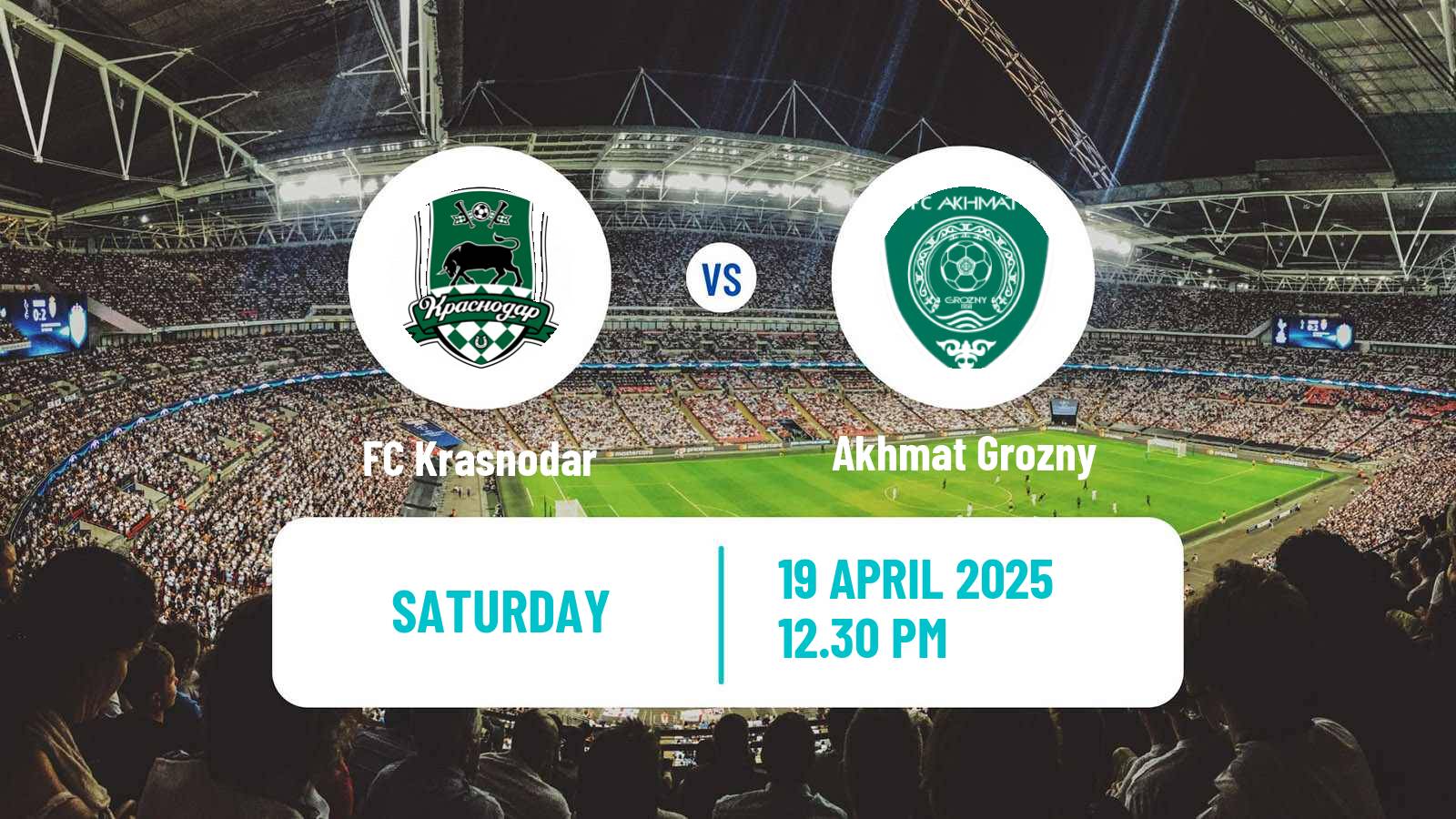 Football Russian Premier League Krasnodar - Akhmat Grozny