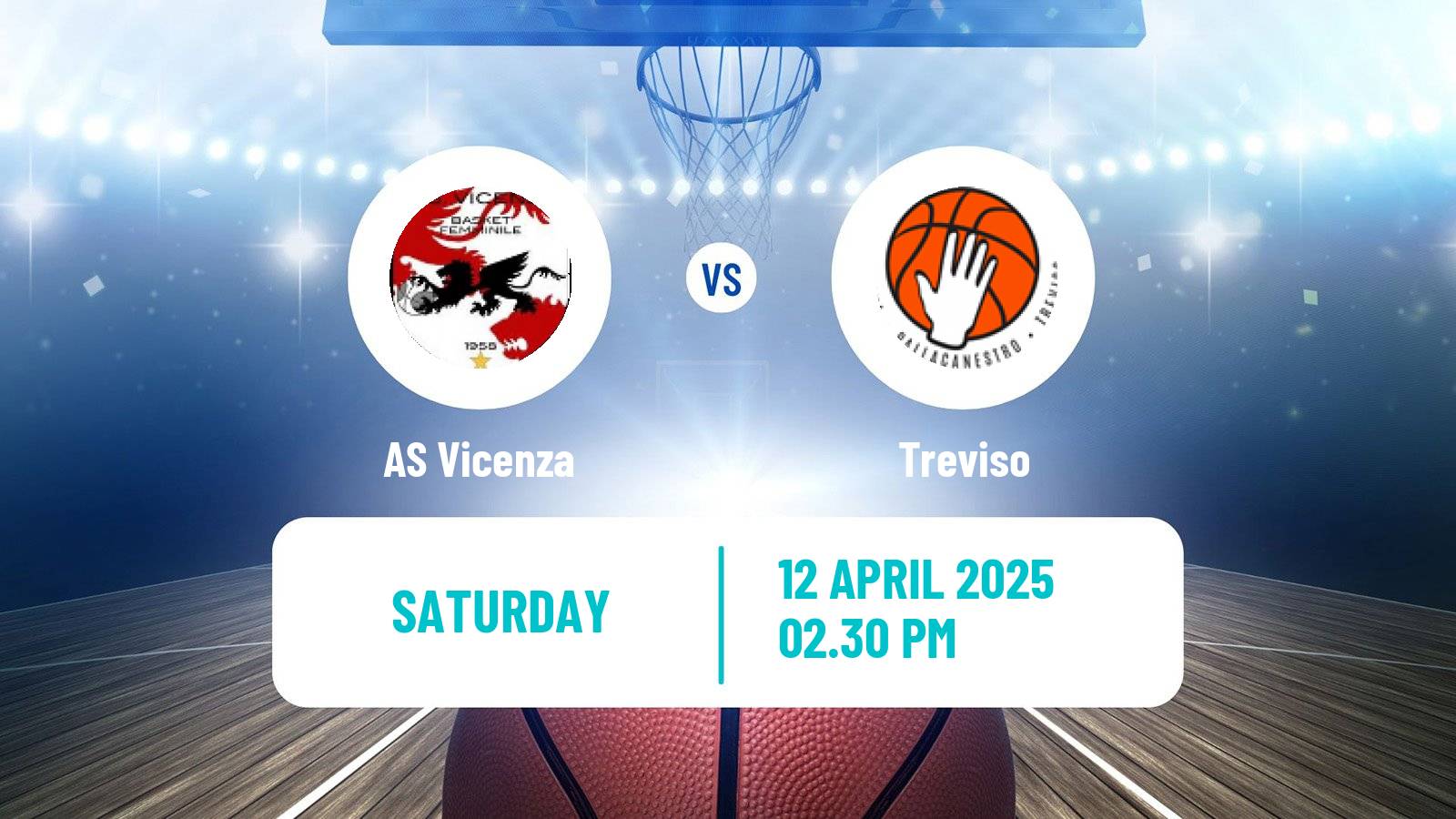 Basketball Serie A2 Basketball Women Group B Vicenza - Treviso