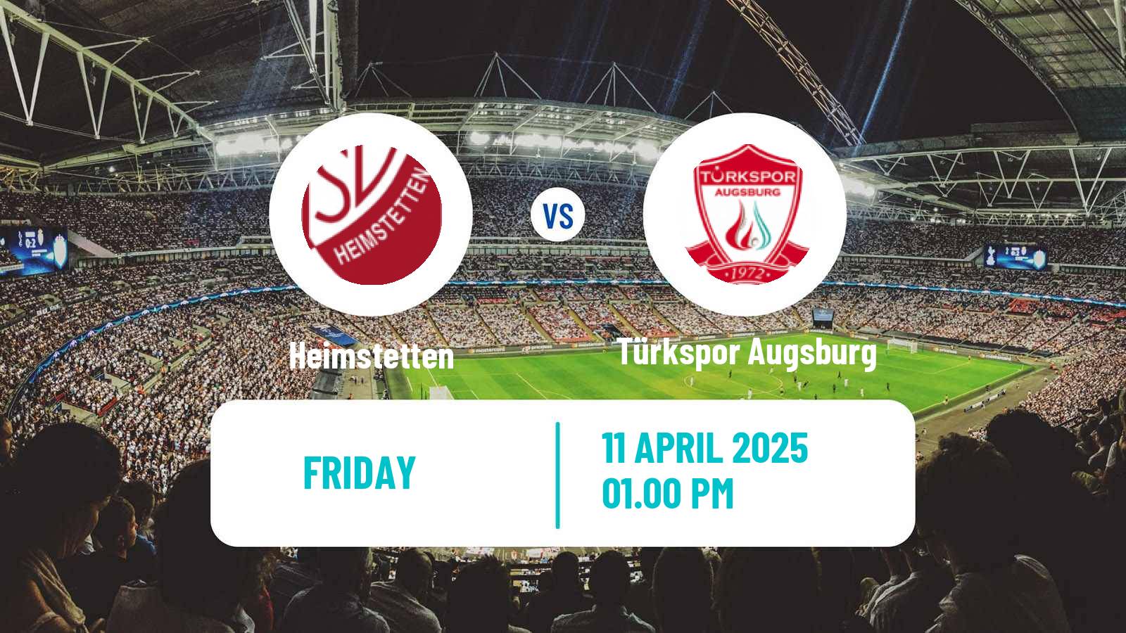 Soccer German Oberliga Bayern Süd Heimstetten - Türkspor Augsburg