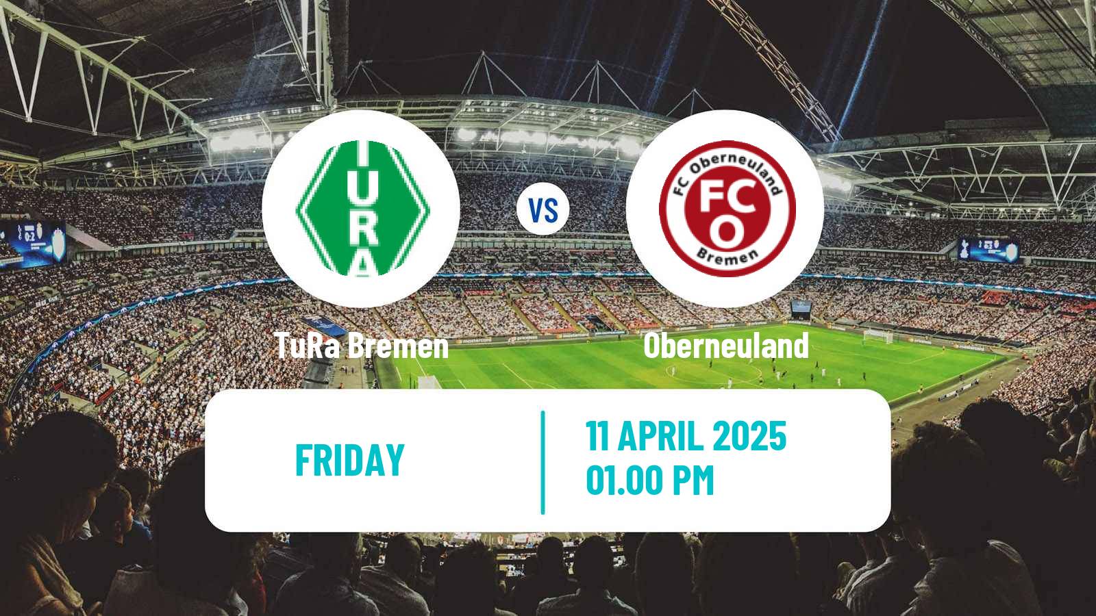 Soccer German Oberliga Bremen TuRa Bremen - Oberneuland