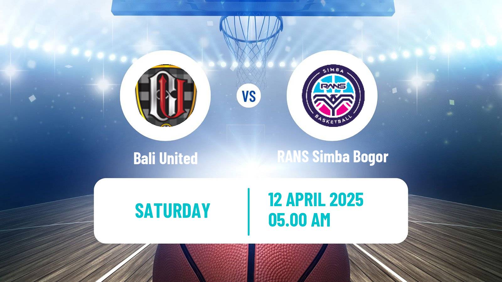 Basketball Indonesian IBL Bali United - RANS Simba Bogor
