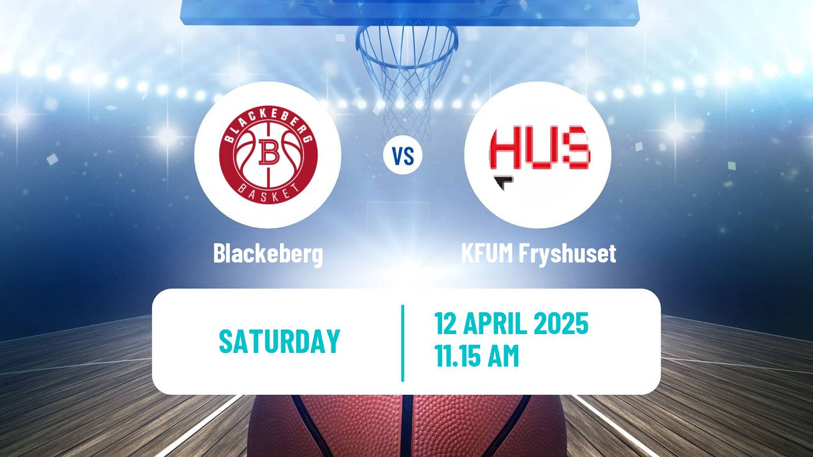 Basketball Swedish Superettan Basketball Blackeberg - KFUM Fryshuset