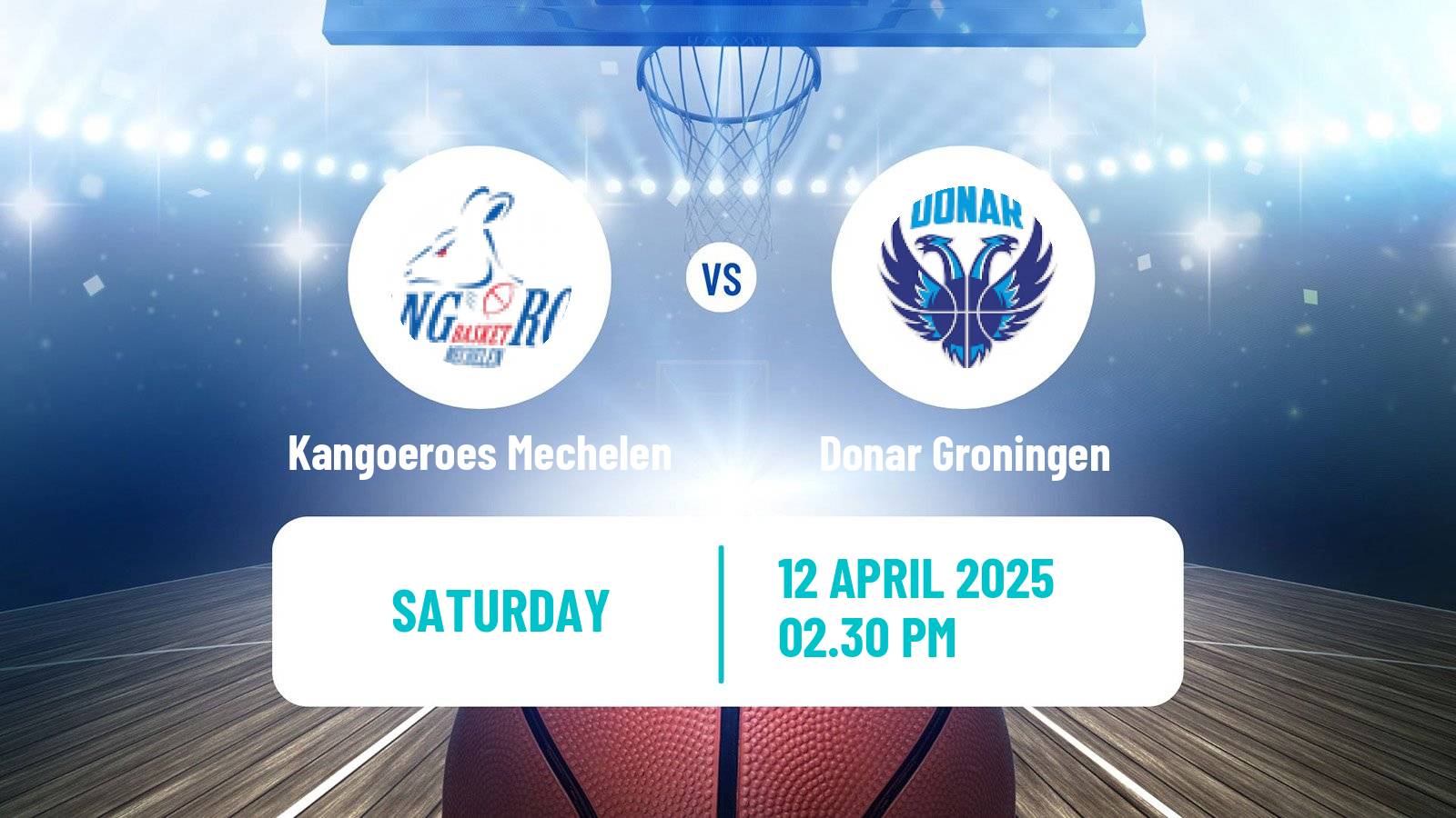 Basketball BNXT League Kangoeroes Mechelen - Donar Groningen