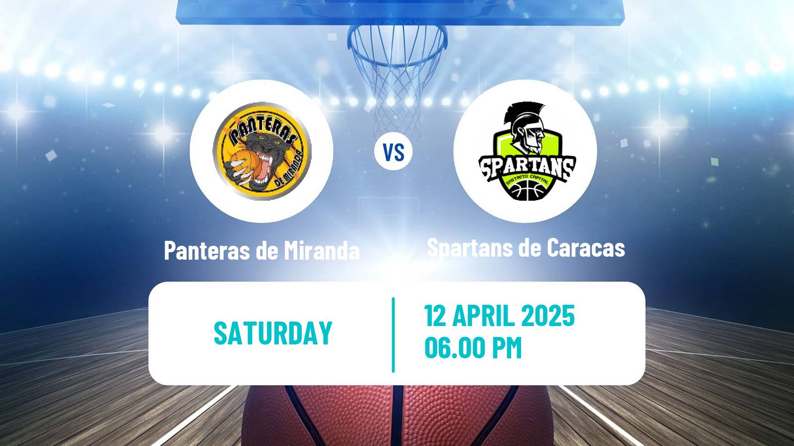 Basketball Venezuelan Superliga Basketball Panteras de Miranda - Spartans de Caracas