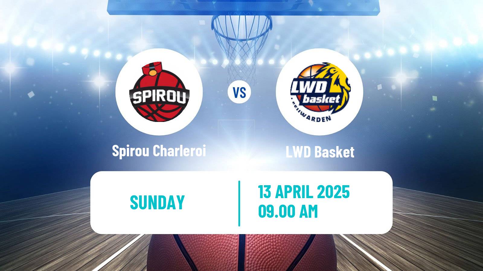 Basketball BNXT League Spirou Charleroi - LWD Basket