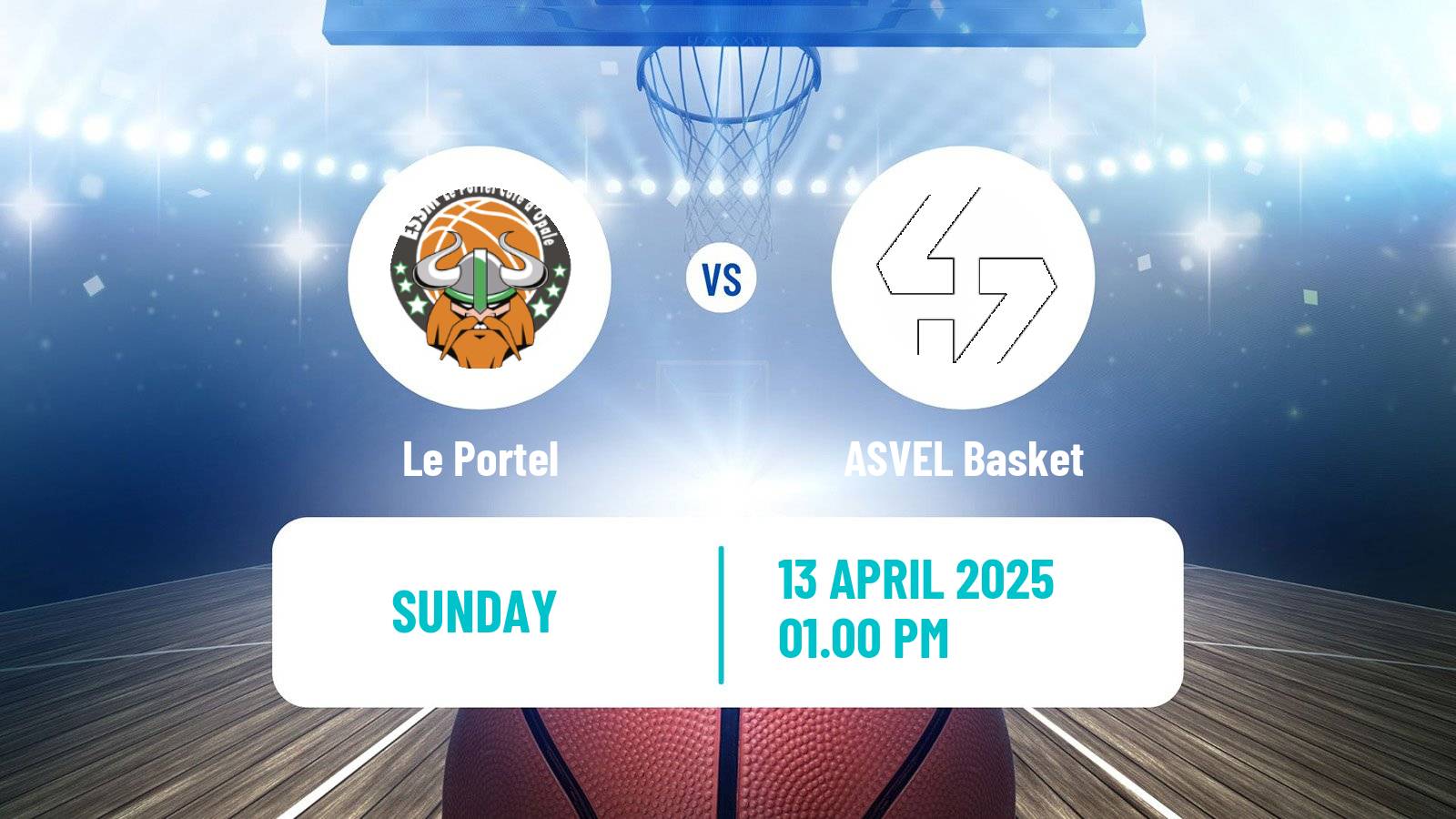 Basketball French LNB Le Portel - ASVEL Basket