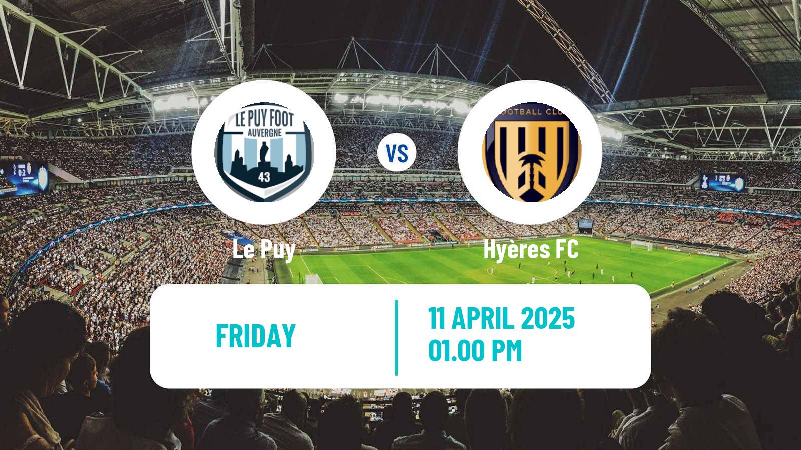 Soccer French National 2 - Group A Le Puy - Hyères