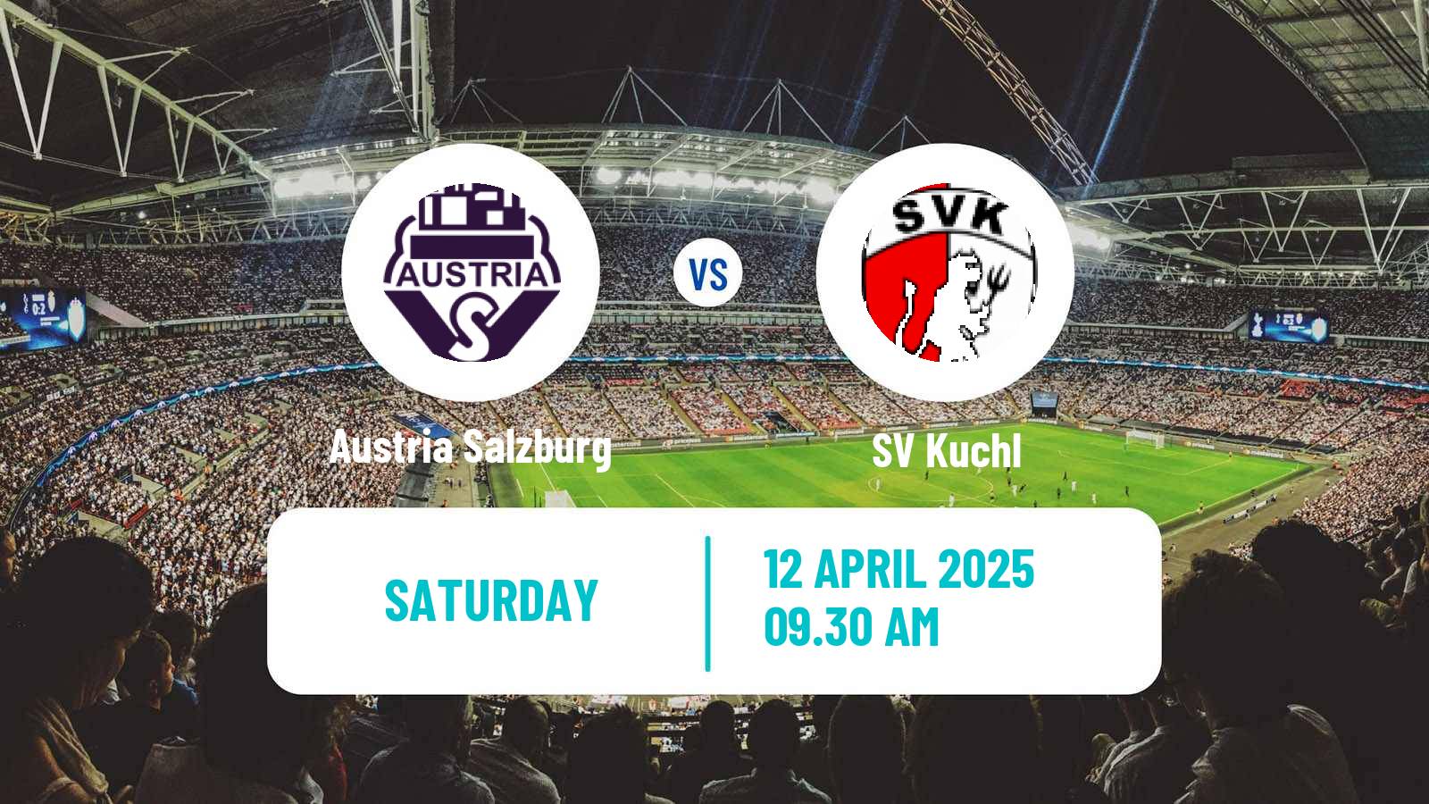 Soccer Austrian Regionalliga West Austria Salzburg - Kuchl