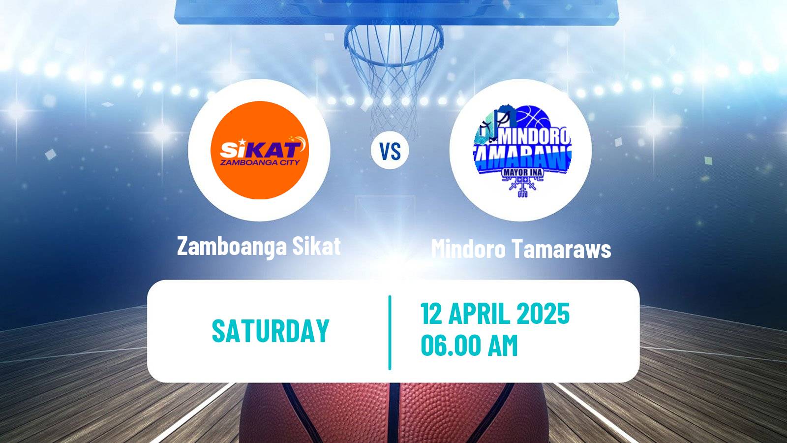 Basketball Philippines MBPL  Zamboanga Sikat - Mindoro Tamaraws