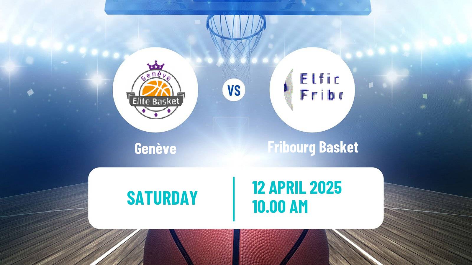 Basketball Swiss SB League Basketball Women Genève - Fribourg Basket