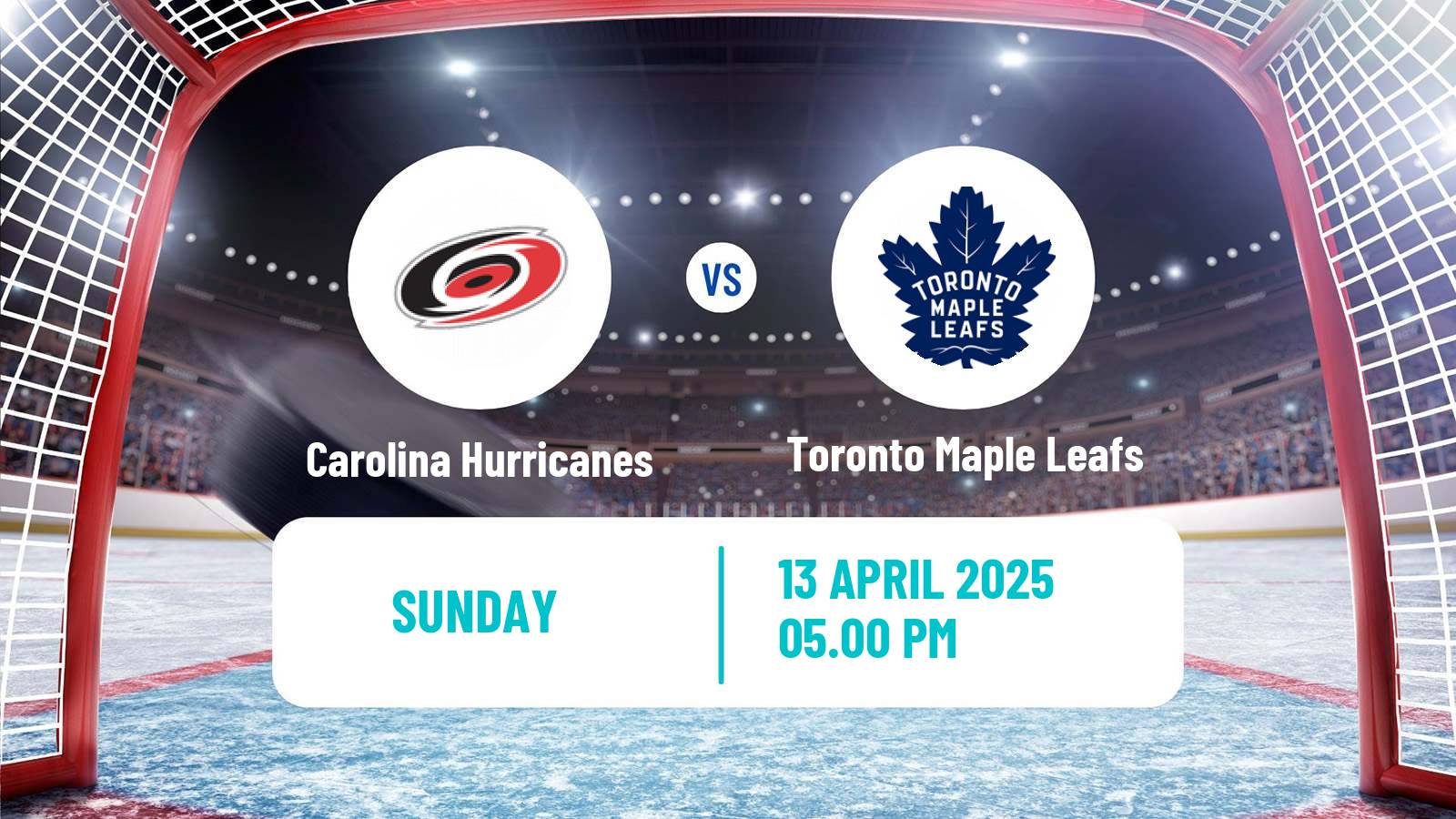 Hockey NHL Carolina Hurricanes - Toronto Maple Leafs