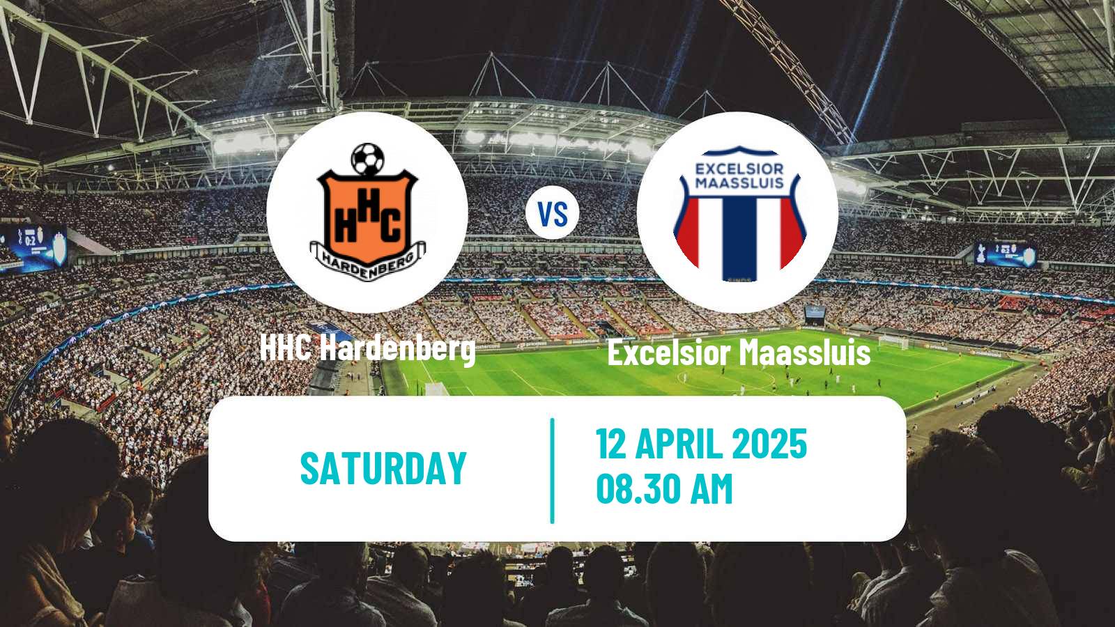 Soccer Dutch Tweede Divisie HHC Hardenberg - Excelsior Maassluis