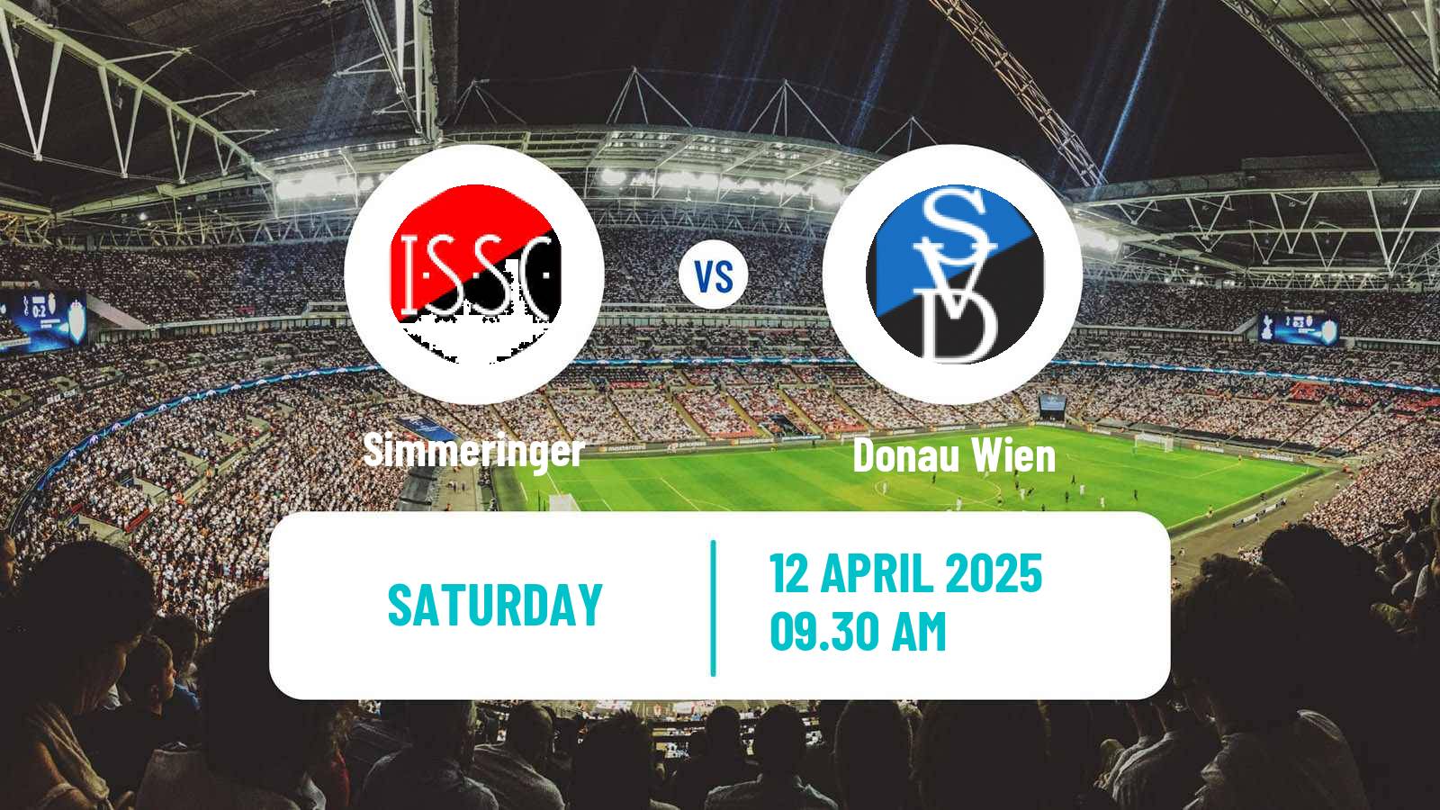 Soccer Austrian Landesliga Wien Simmeringer - Donau Wien