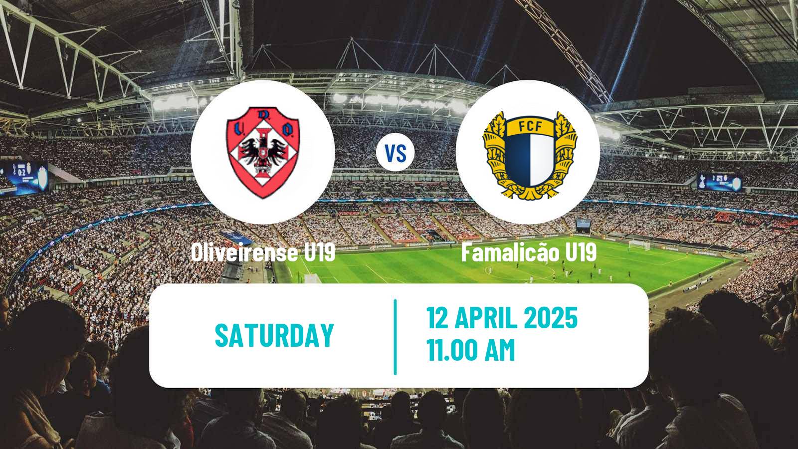 Soccer Portuguese Campeonato Nacional U19 Oliveirense U19 - Famalicão U19