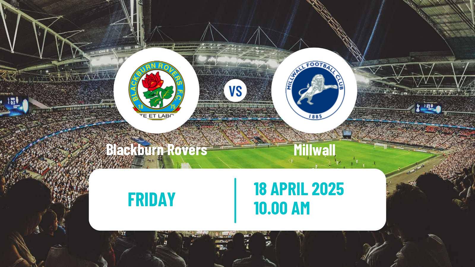 Soccer English League Championship Blackburn Rovers - Millwall