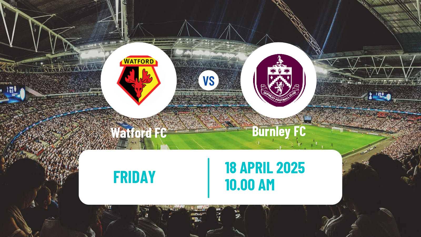 Soccer English League Championship Watford - Burnley