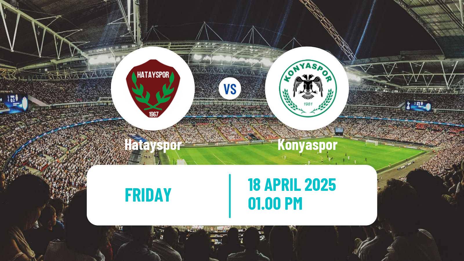 Soccer Turkish Super League Hatayspor - Konyaspor