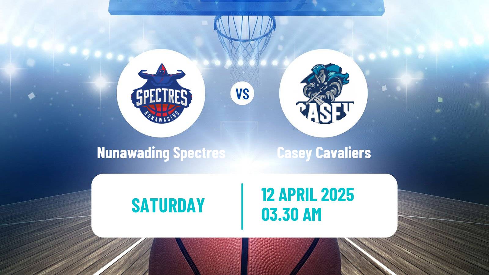 Basketball Australian NBL1 South Women Nunawading Spectres - Casey Cavaliers
