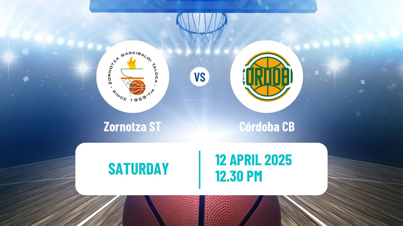 Basketball Spanish LEB Plata Zornotza ST - Córdoba