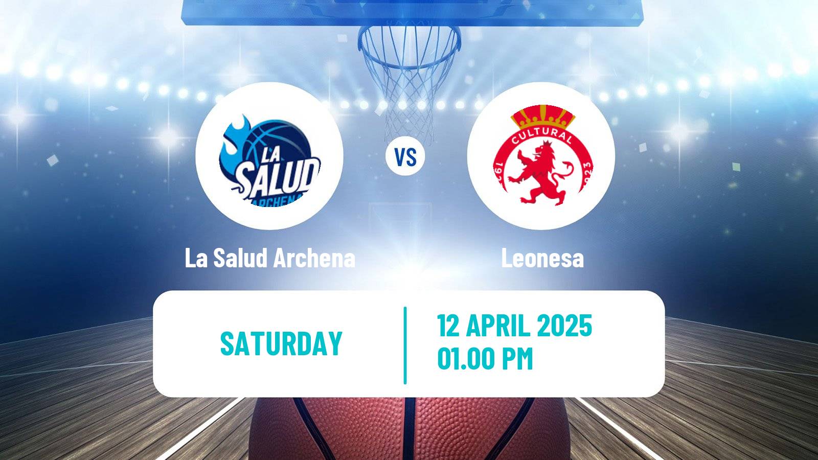 Basketball Spanish LEB Plata La Salud Archena - Leonesa
