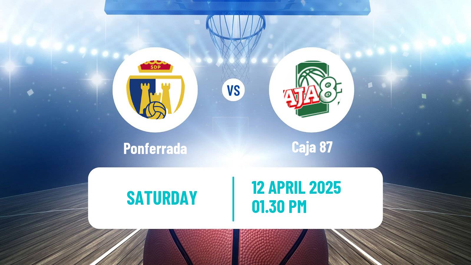 Basketball Spanish LEB Plata Ponferrada - Caja 87