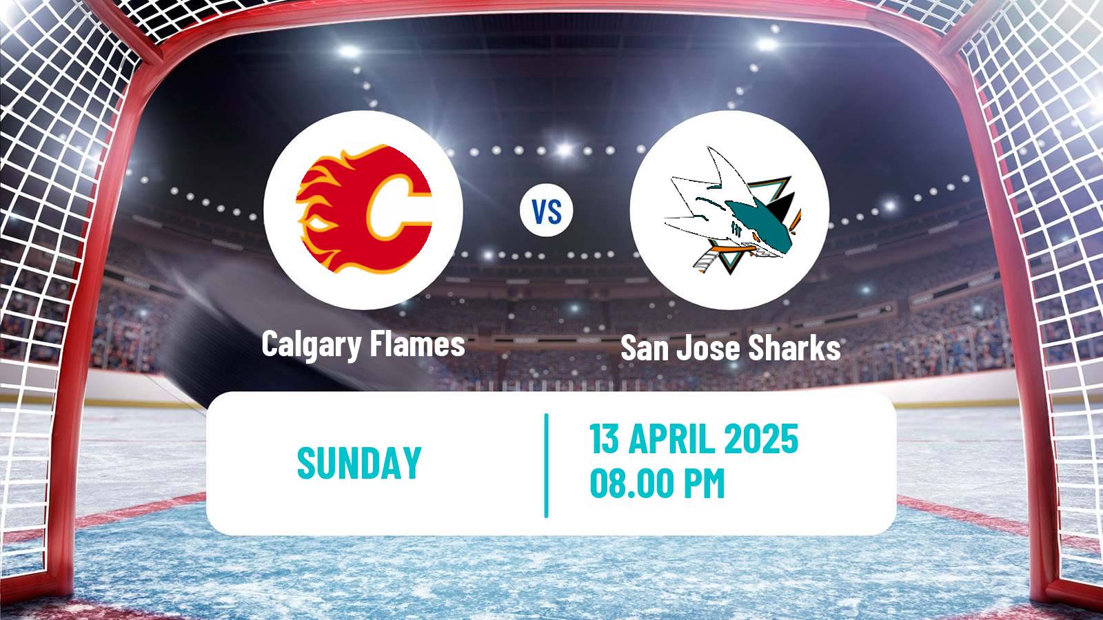 Hockey NHL Calgary Flames - San Jose Sharks