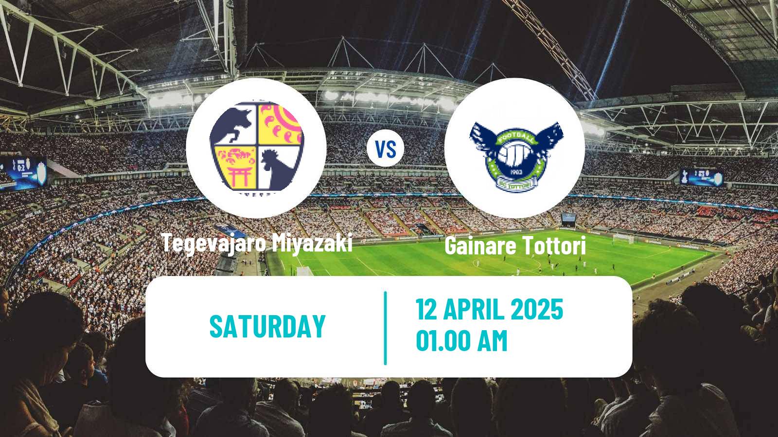 Soccer Japan J3 League Tegevajaro Miyazaki - Gainare Tottori
