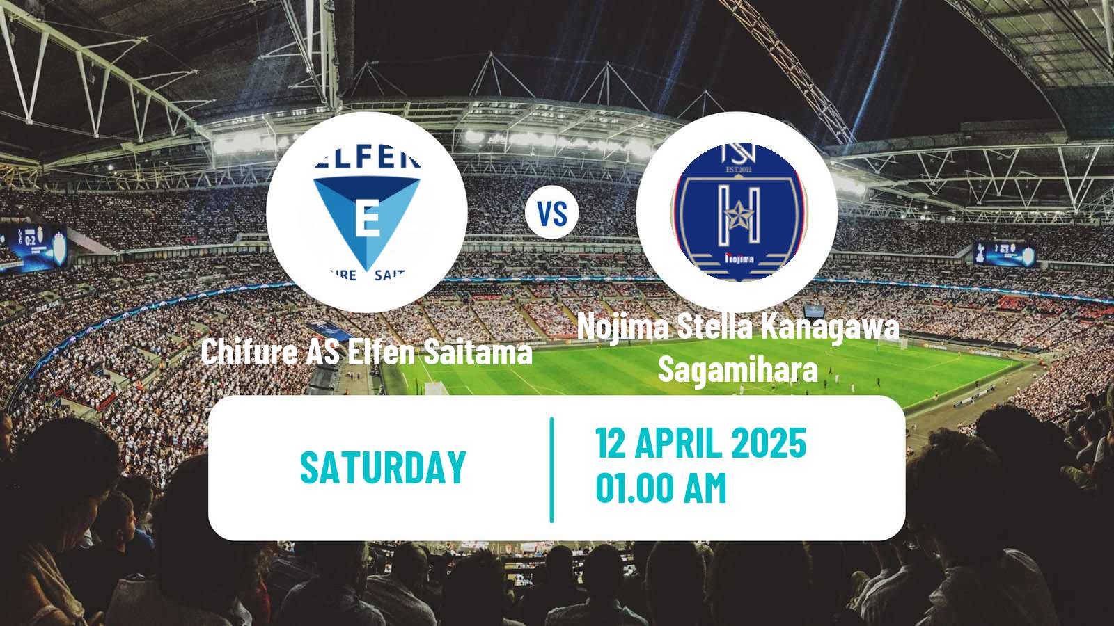Soccer Japan WE League Women Chifure AS Elfen Saitama - Nojima Stella Kanagawa Sagamihara