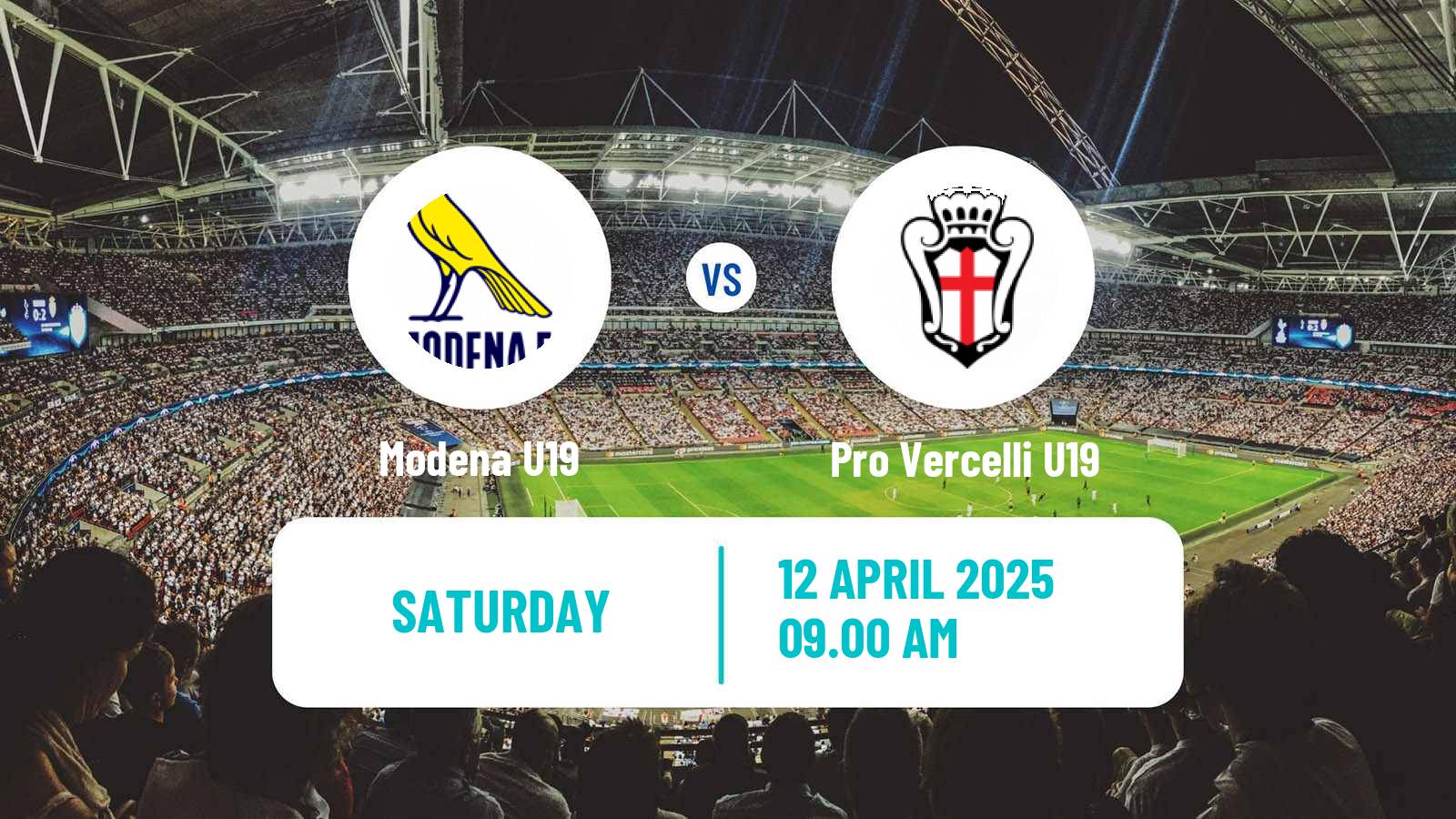 Soccer Italian Primavera 2 Modena U19 - Pro Vercelli U19