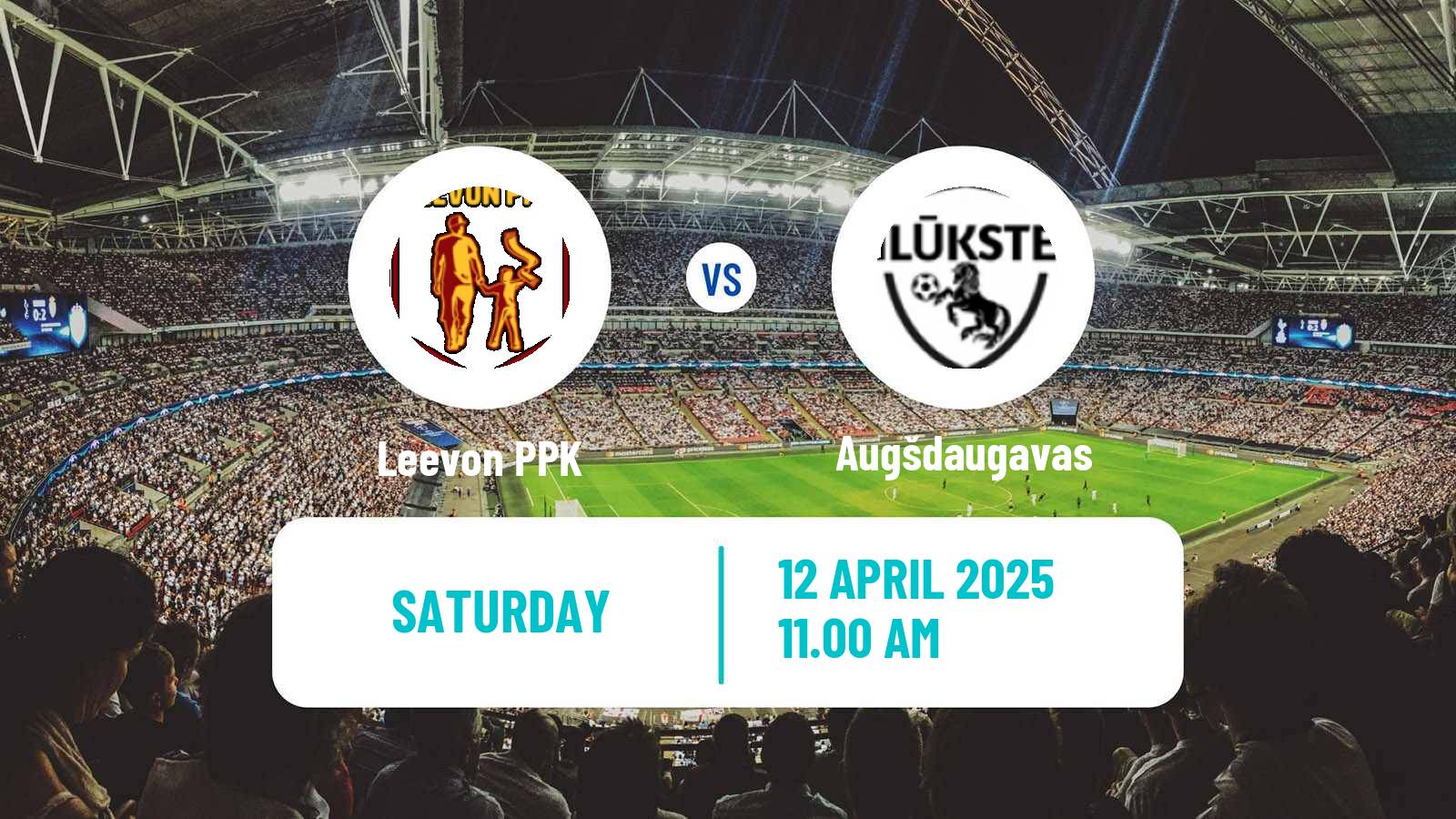 Soccer Latvian 1 Liga Leevon PPK - Augšdaugavas