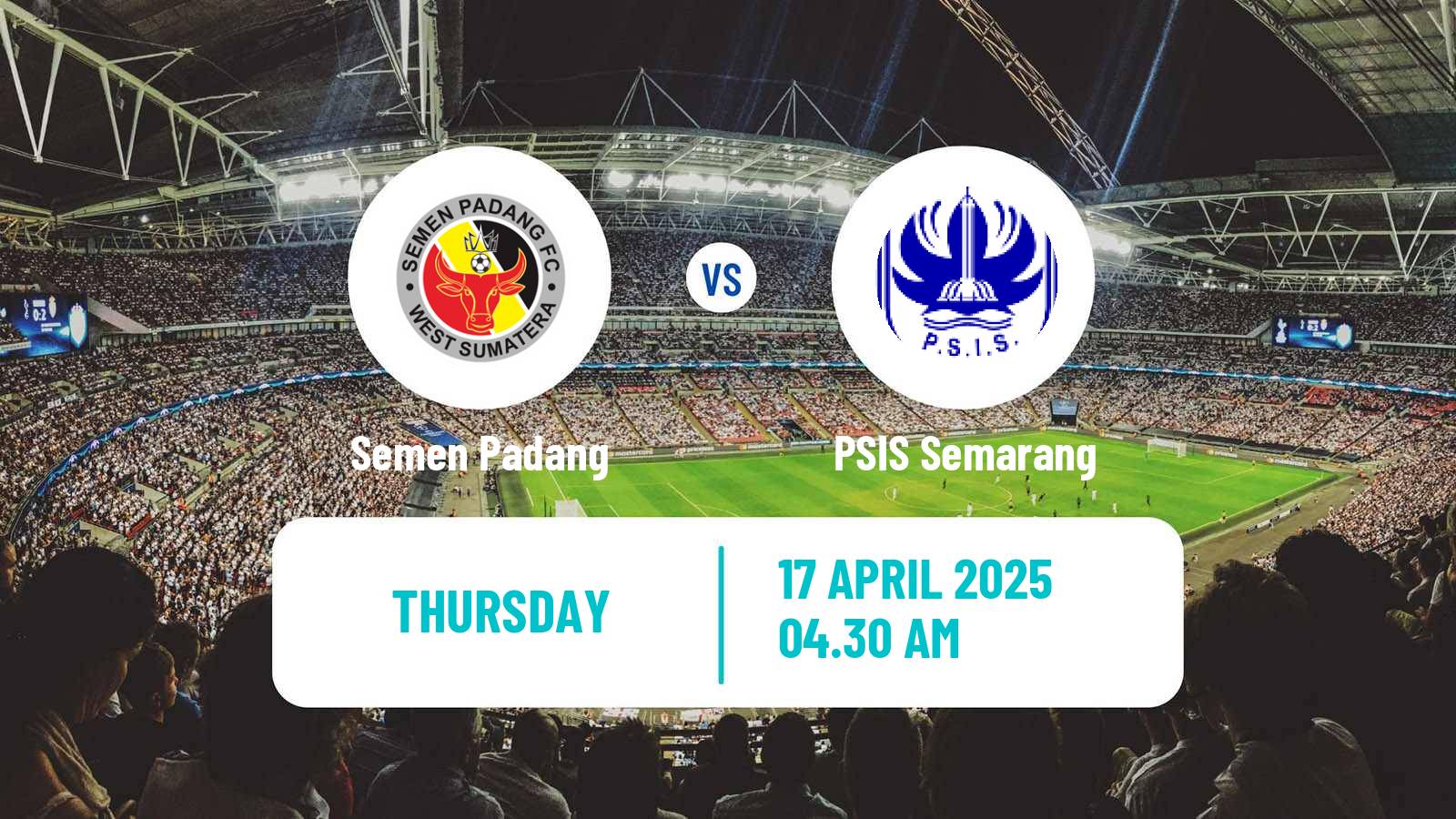 Soccer Indonesian Liga 1 Semen Padang - PSIS Semarang