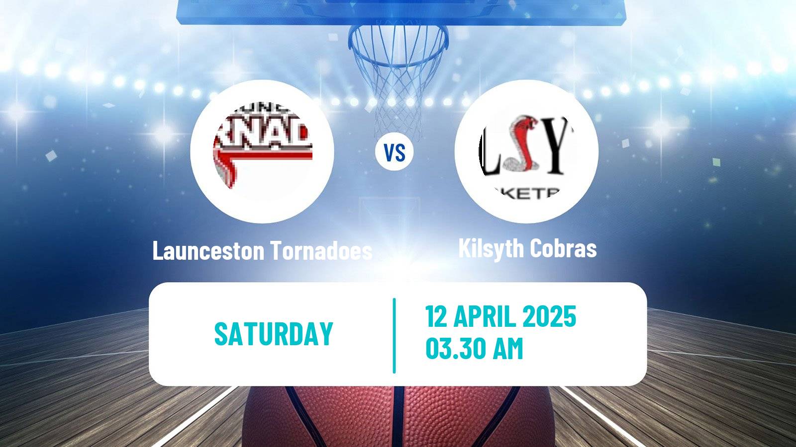 Basketball Australian NBL1 South Women Launceston Tornadoes - Kilsyth Cobras