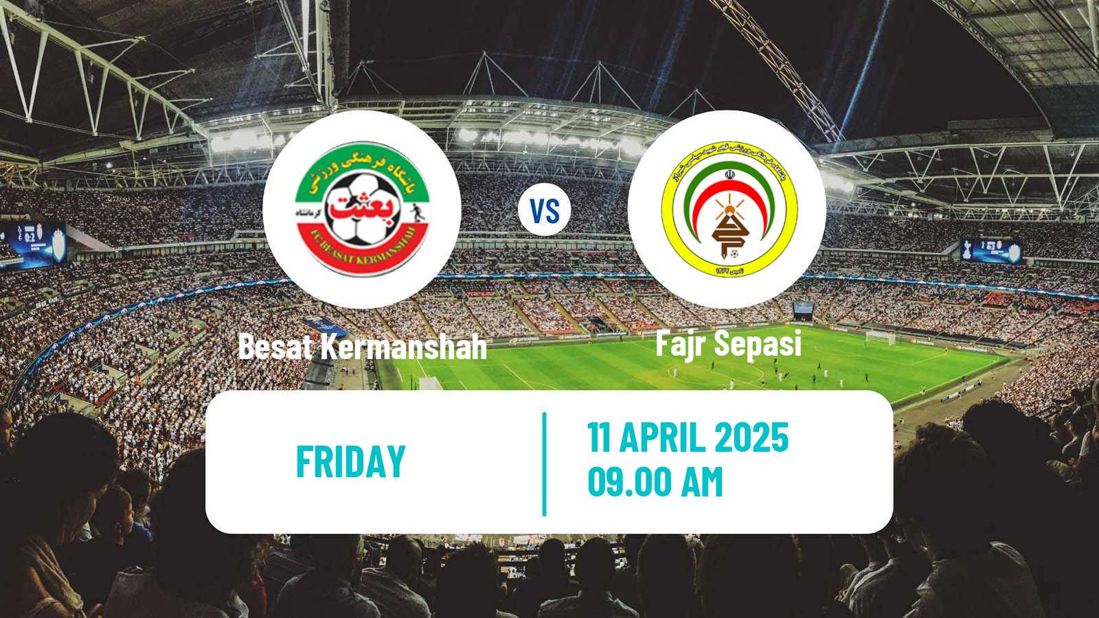 Soccer Iran Division 1 Besat Kermanshah - Fajr Sepasi