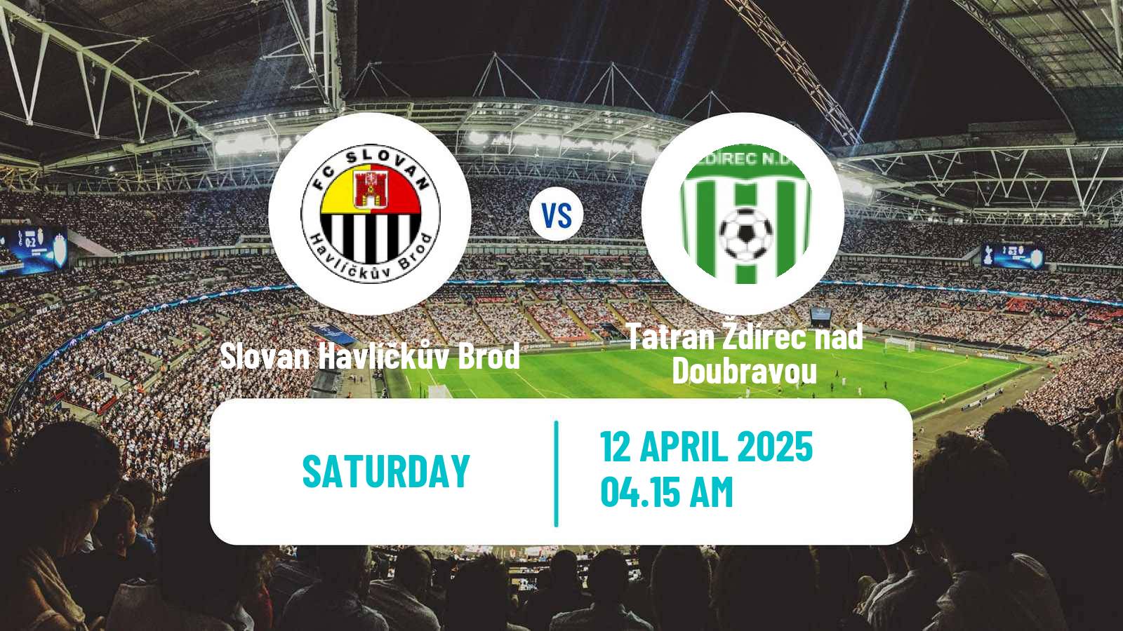 Soccer Czech Division D Slovan Havlíčkův Brod - Tatran Ždírec nad Doubravou
