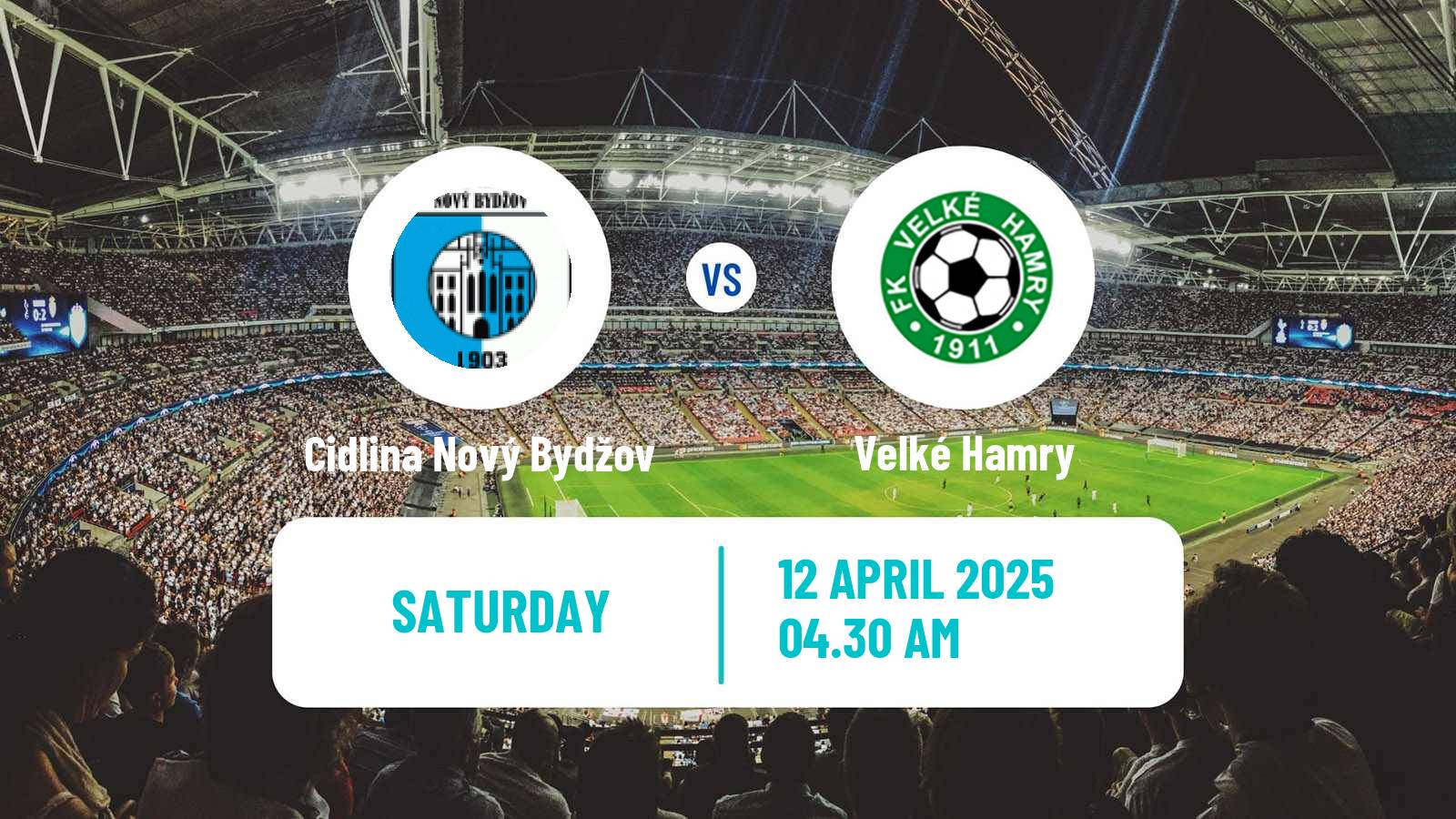 Soccer Czech Division C Cidlina Nový Bydžov - Velké Hamry