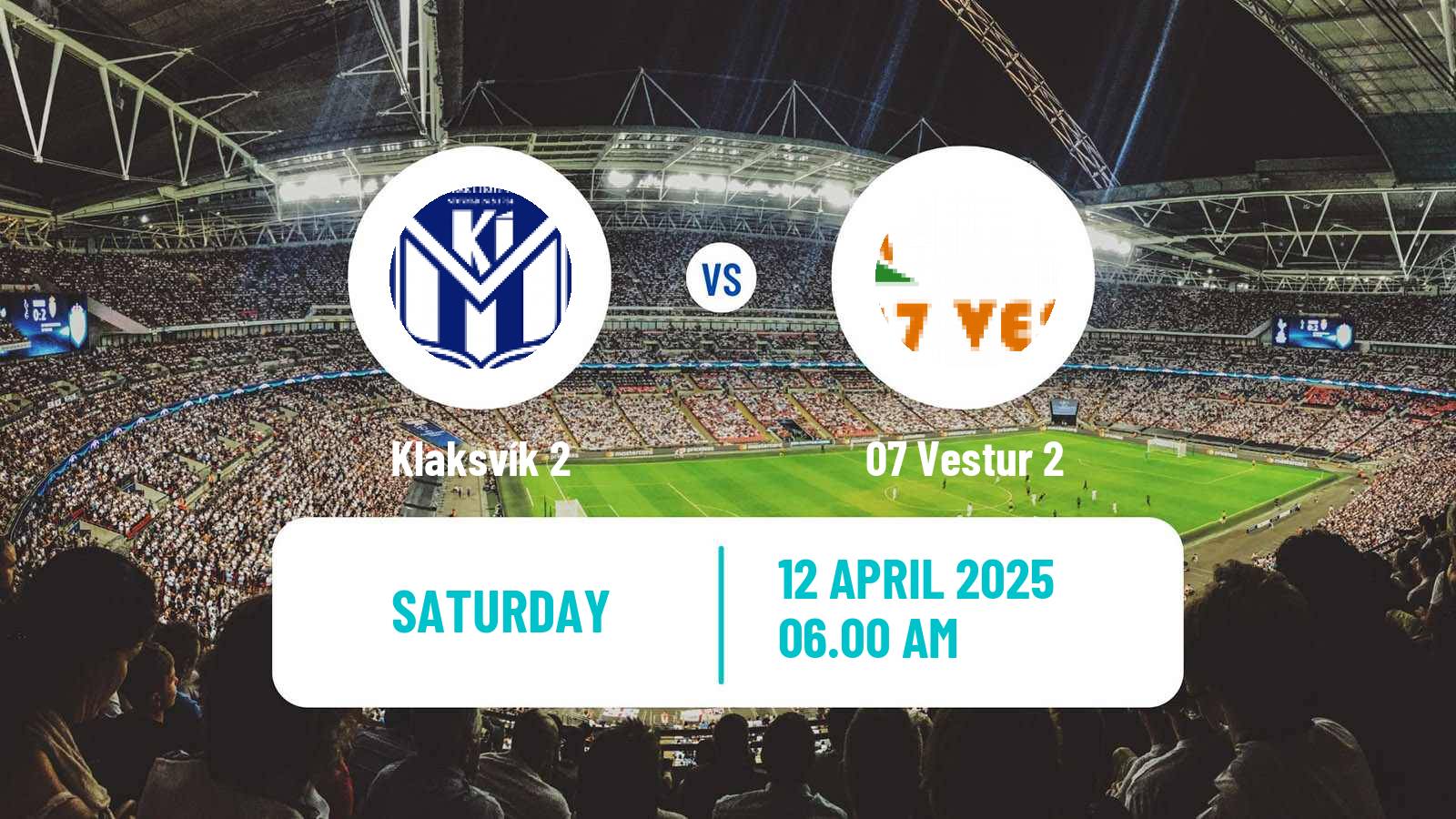 Soccer Faroe Islands 1 Deild Klaksvík 2 - 07 Vestur 2