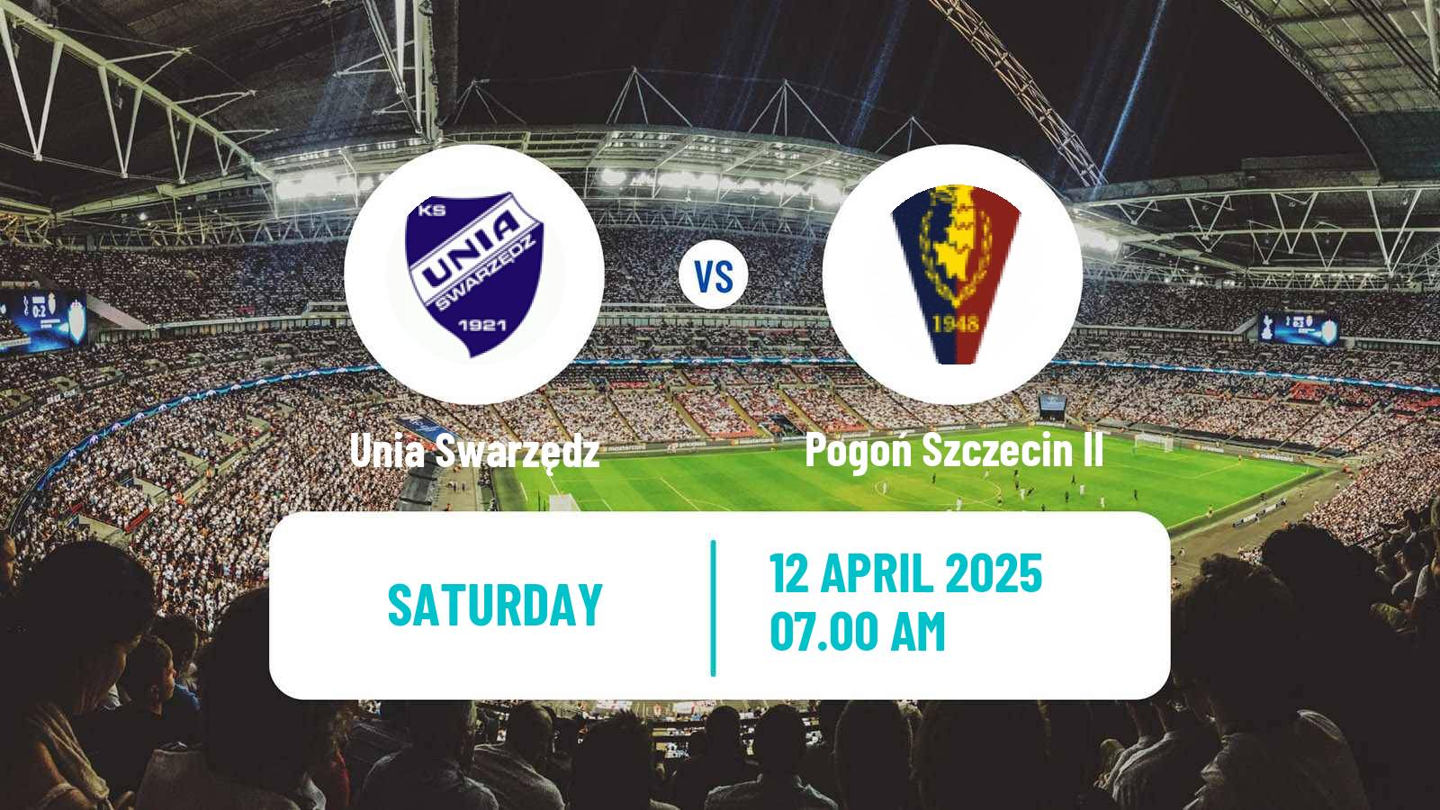 Soccer Polish Division 3 - Group II Unia Swarzędz - Pogoń Szczecin II